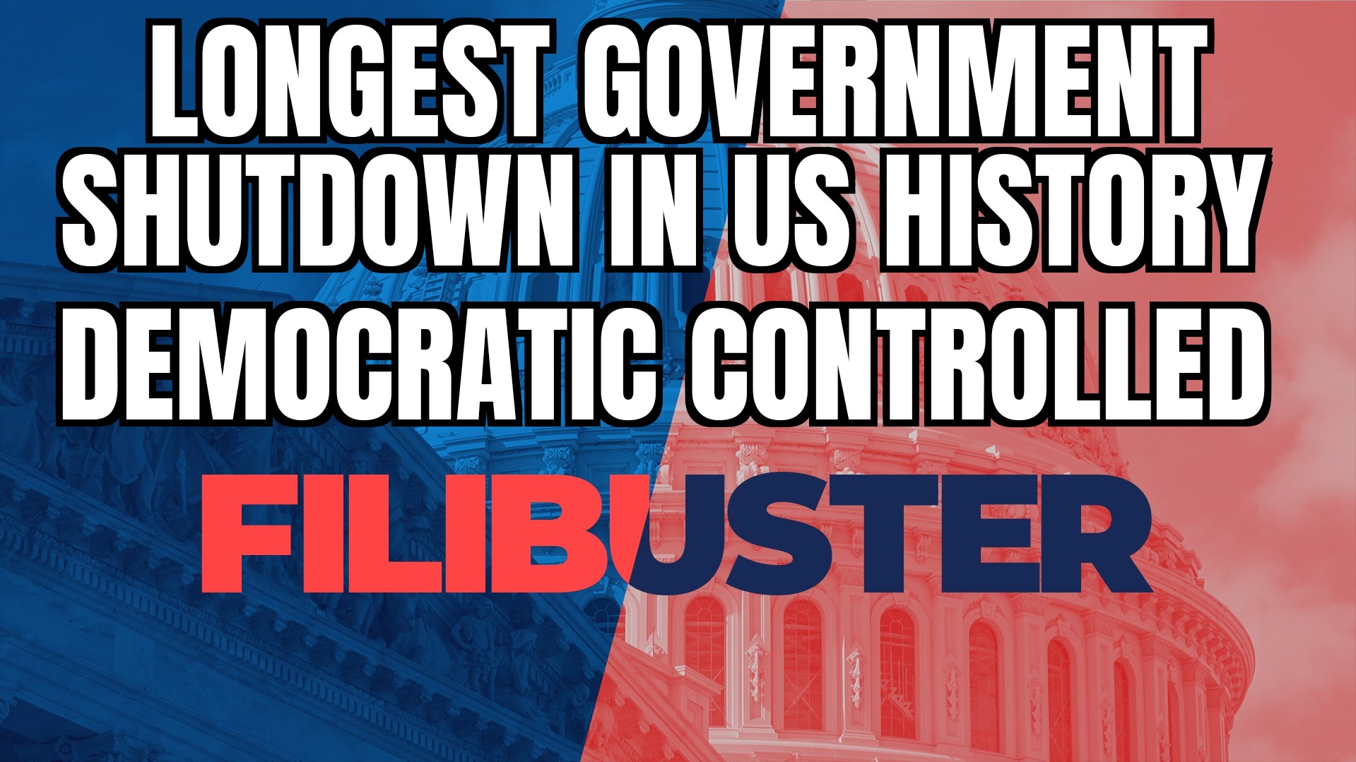 Democratic Filibuster Shutdown Blank Meme Template