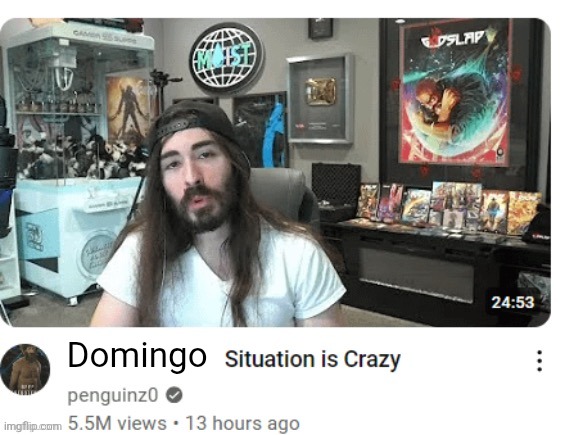 X situation is crazy | Domingo | image tagged in x situation is crazy | made w/ Imgflip meme maker