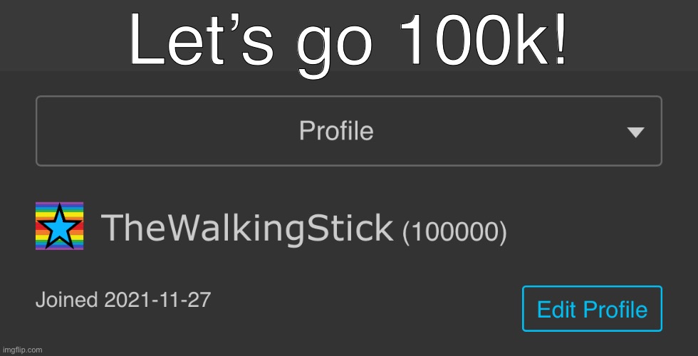 yay | Let’s go 100k! | image tagged in happy,imgflip points | made w/ Imgflip meme maker