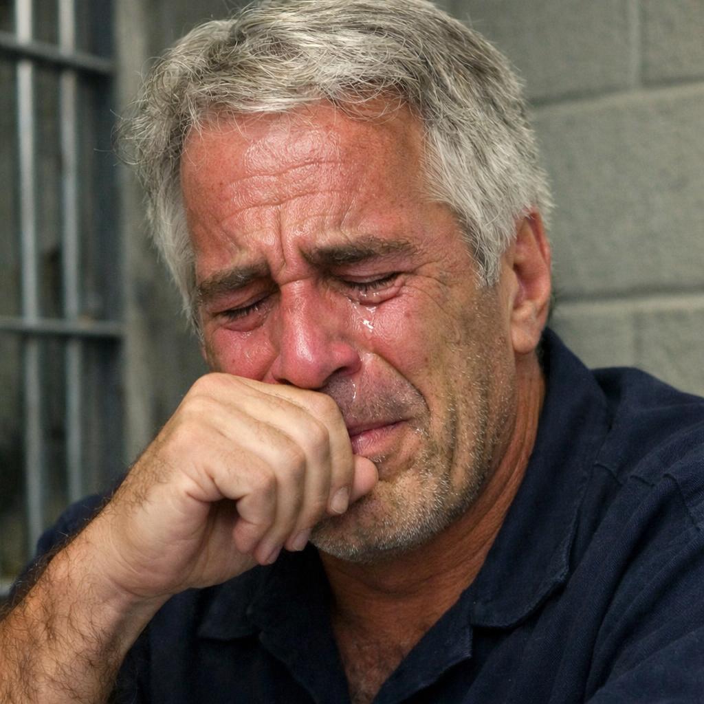 EPSTEIN CRYING Blank Meme Template
