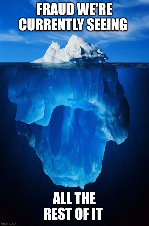 Minnesota Fraud meme | FRAUD WE'RE CURRENTLY SEEING; ALL THE REST OF IT | image tagged in democrats | made w/ Imgflip meme maker