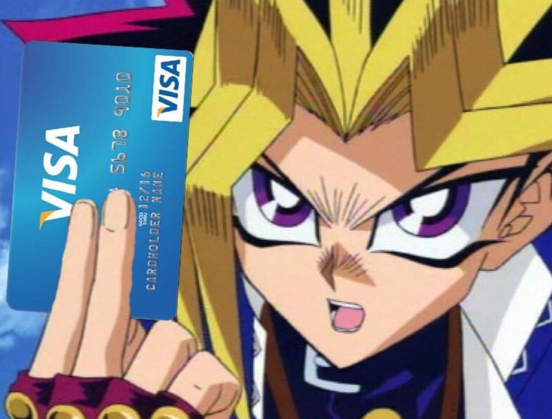 YugiTrapCardVisa Blank Meme Template