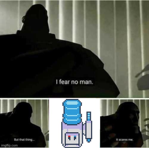 Title | image tagged in i fear no man,deltarune | made w/ Imgflip meme maker