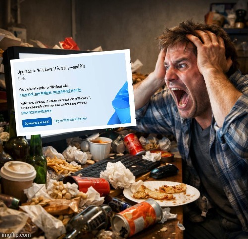 man screaming at a blank screen ai slop | image tagged in man screaming at a blank screen ai slop | made w/ Imgflip meme maker