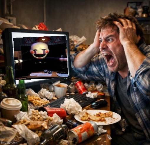 man screaming at a blank screen ai slop | image tagged in man screaming at a blank screen ai slop | made w/ Imgflip meme maker