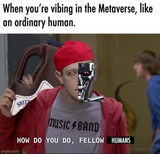 Marx Cuckerborg shows his true face. By mistake | image tagged in cyborg,mark zuckerberg | made w/ Imgflip meme maker