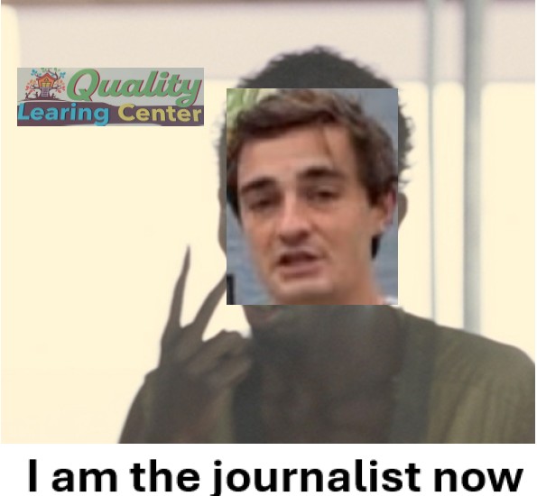 I am the journalist now Blank Meme Template