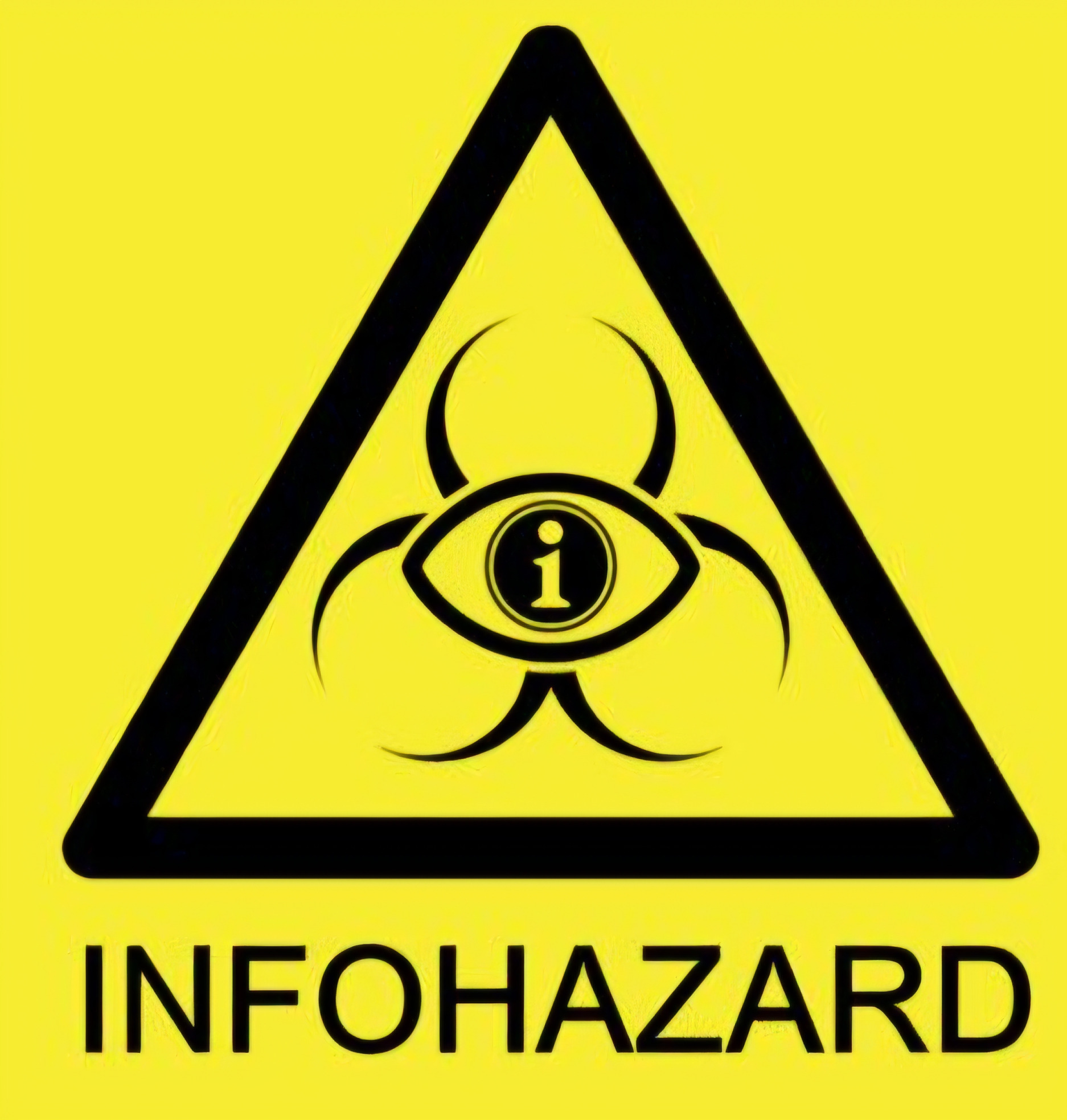 INFOHAZARD Blank Meme Template