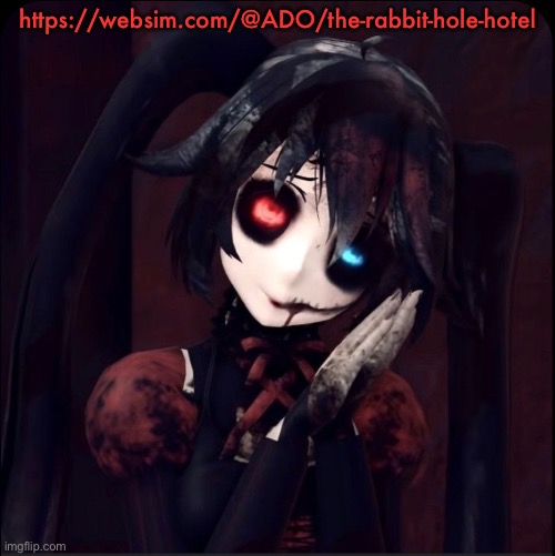 Zatsune Miku | https://websim.com/@ADO/the-rabbit-hole-hotel | image tagged in zatsune miku | made w/ Imgflip meme maker