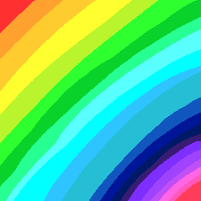 Rainbow Rays Blank Meme Template