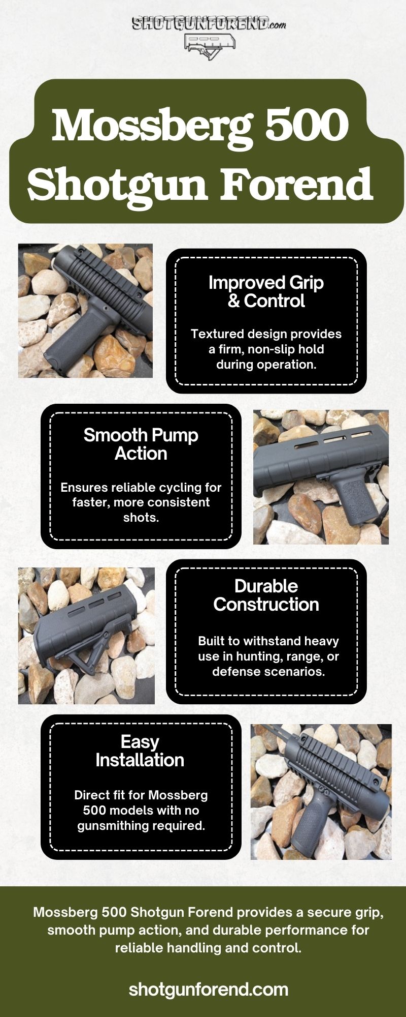 Mossberg 500 Shotgun Forend Blank Meme Template
