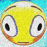 shocked emoji deepfried Blank Meme Template