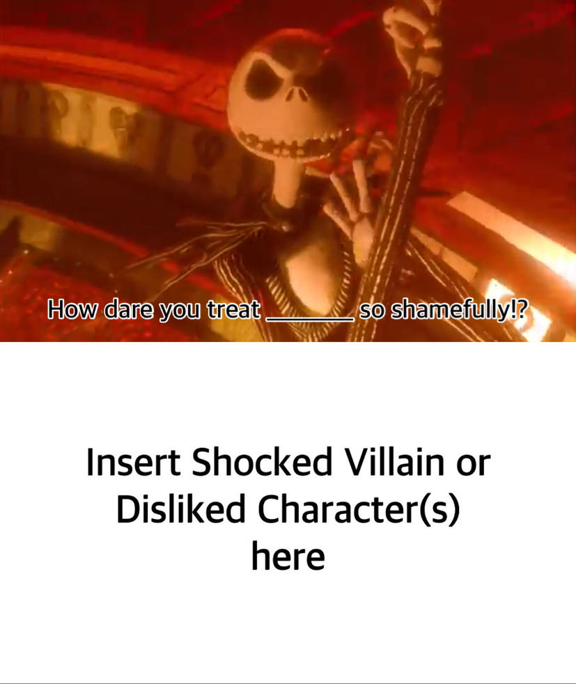 Jack Scares Who Blank Meme Template