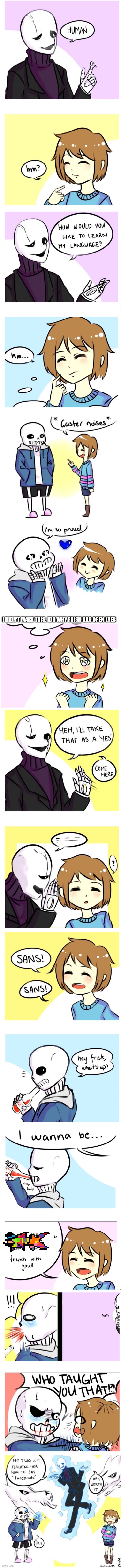 It’s not way too cursed. There has been a lot worse than this. | I DIDN’T MAKE THIS. IDK WHY FRISK HAS OPEN EYES | made w/ Imgflip meme maker