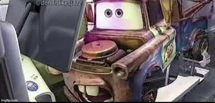 Mater Shocked | image tagged in mater shocked | made w/ Imgflip meme maker