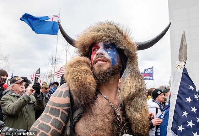 QAnon Shaman | image tagged in qanon shaman | made w/ Imgflip meme maker