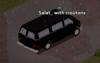 project zomboid van driving Blank Meme Template