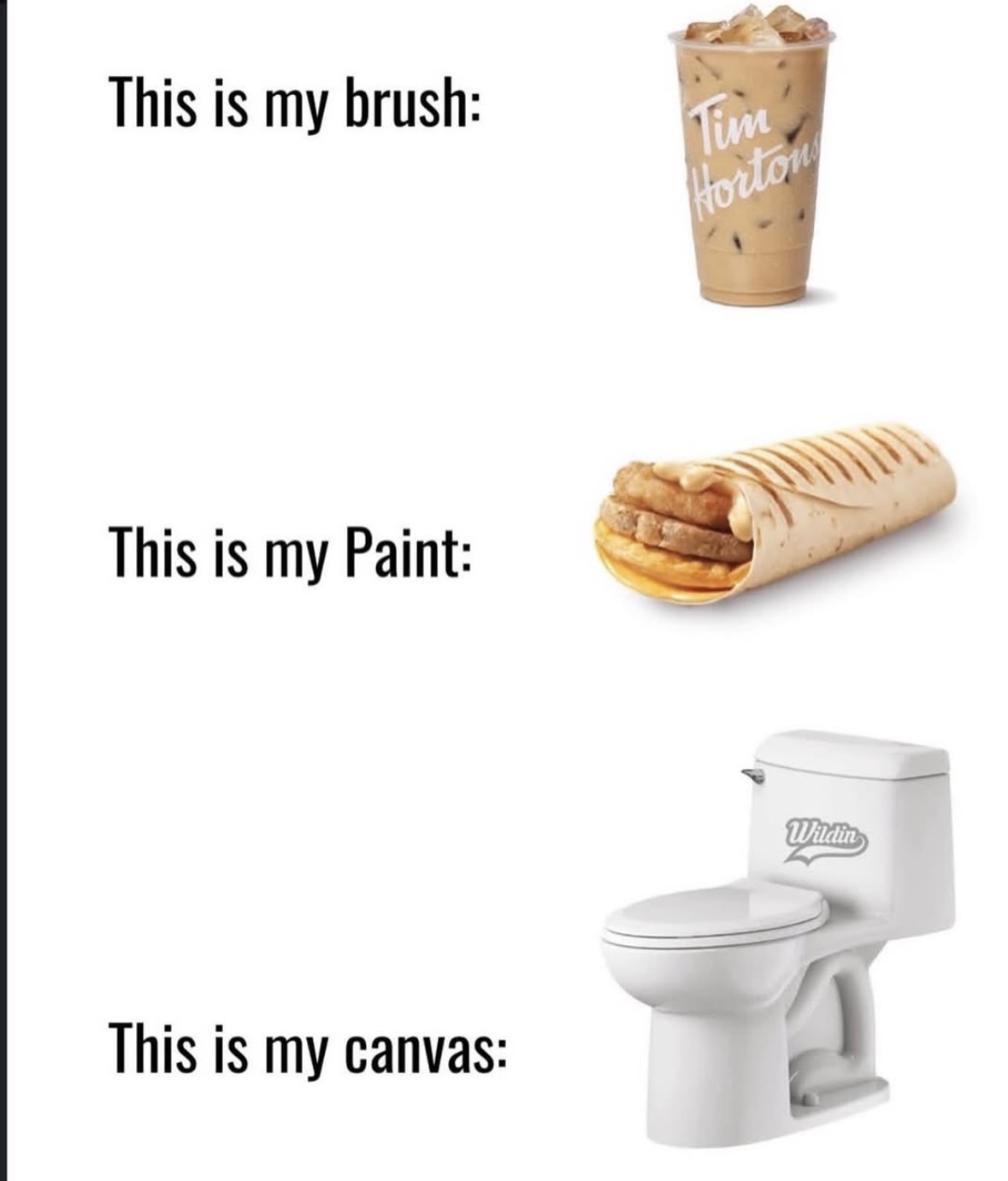 Brush Paint canvas Blank Meme Template