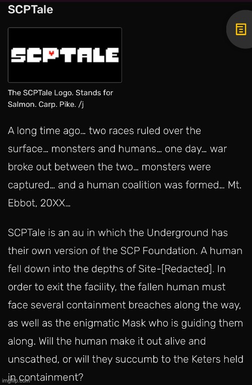 Undyne is the head of MTF Epsilon-11 "Nine-Tailed Fox" | made w/ Imgflip meme maker