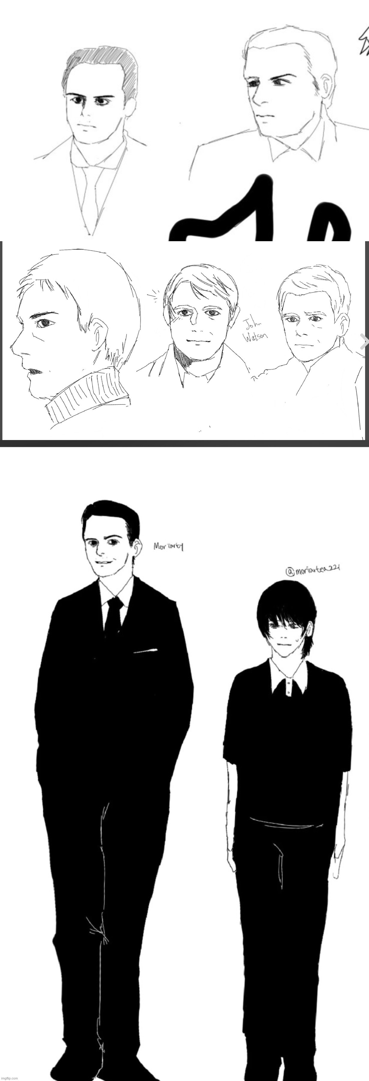 Some amazing things someone in magma drew for me | image tagged in bbc sherlock,drawing | made w/ Imgflip meme maker