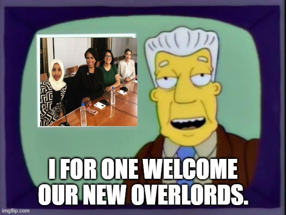 I for one welcome our new overlords | I FOR ONE WELCOME OUR NEW OVERLORDS. | image tagged in i for one welcome our new overlords | made w/ Imgflip meme maker