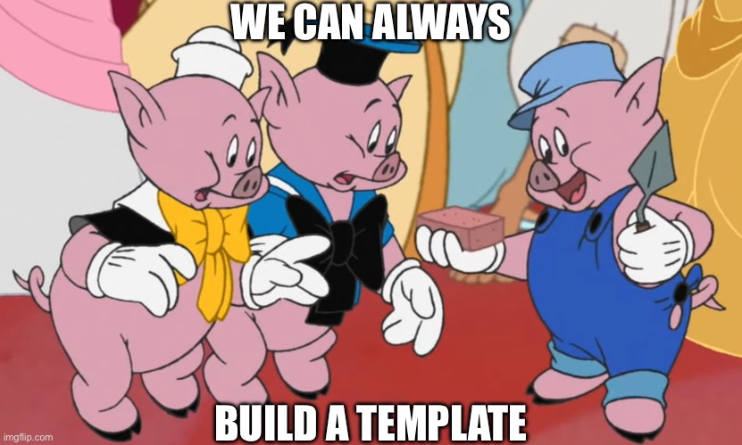 Point proven | WE CAN ALWAYS; BUILD A TEMPLATE | image tagged in we can always,point proven,building,new template | made w/ Imgflip meme maker