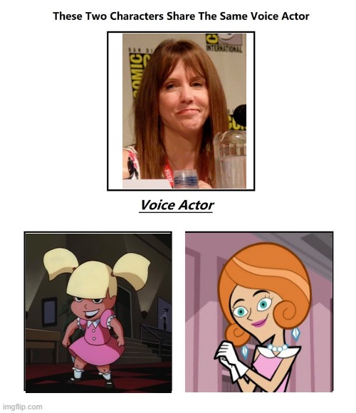 Laraine Newman | image tagged in same voice actor,laraine newman,batman,danny phantom,dc comics,nickelodeon | made w/ Imgflip meme maker