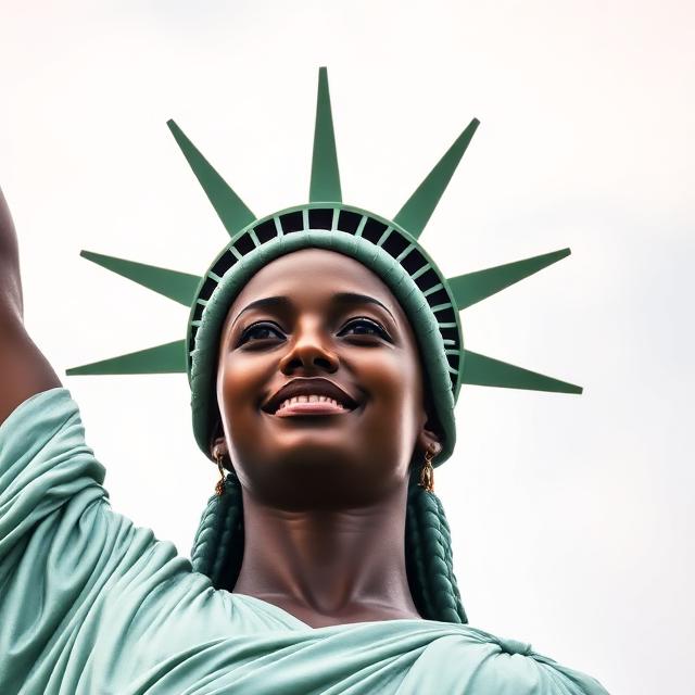 Candace Owens is the New Statue of Liberty Blank Meme Template