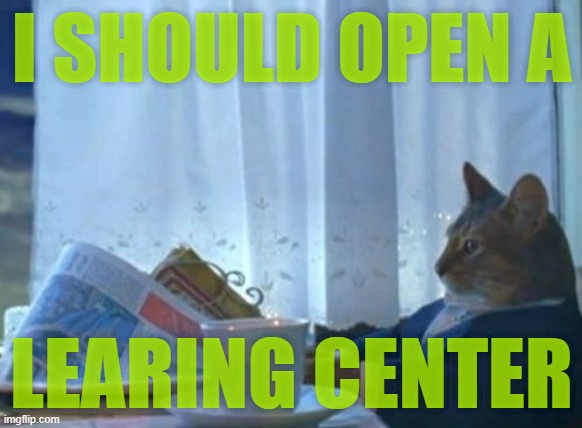 Minnesota Fraud | I SHOULD OPEN A; LEARING CENTER | image tagged in memes,i should buy a boat cat | made w/ Imgflip meme maker