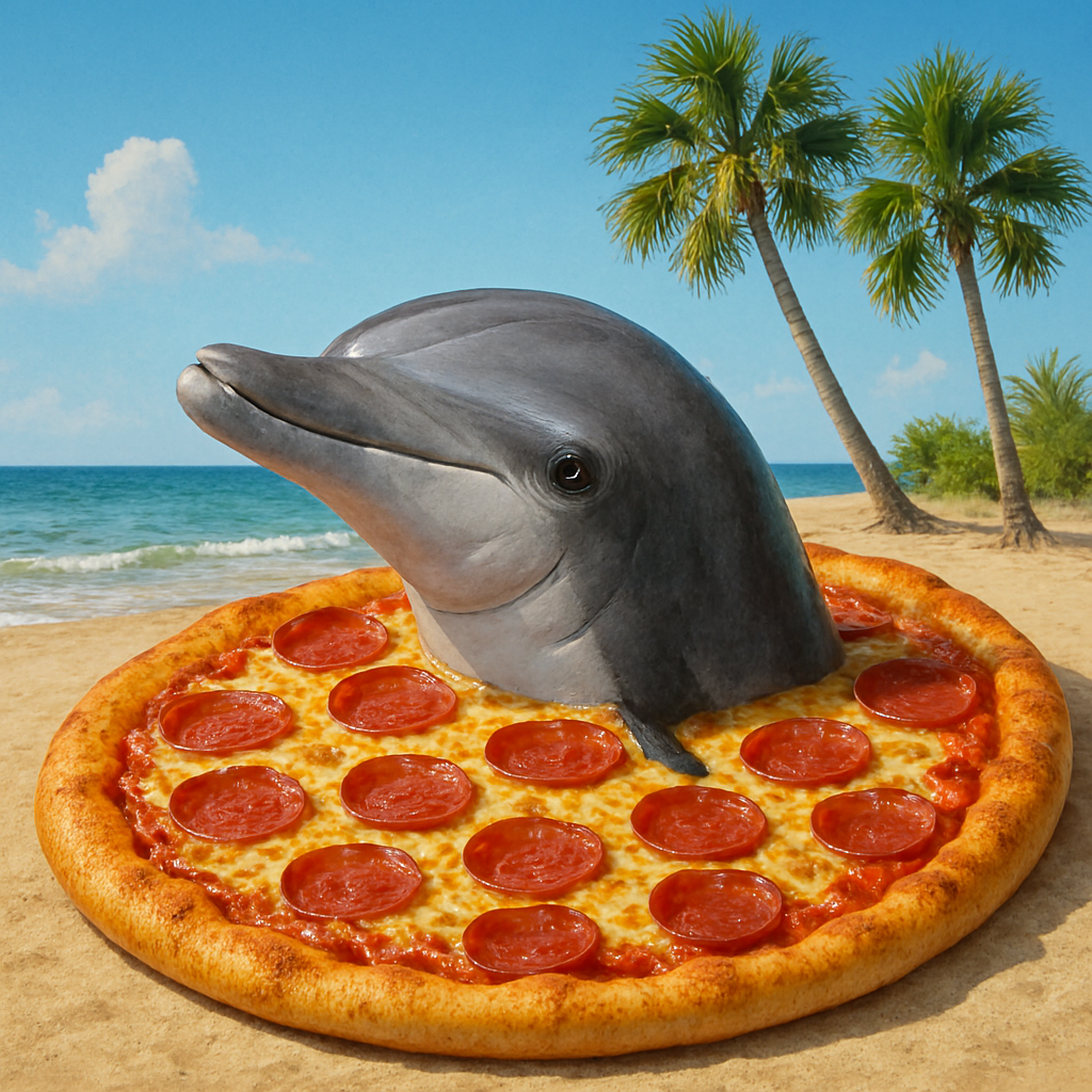 Dolphinitini Pizzanini Blank Meme Template