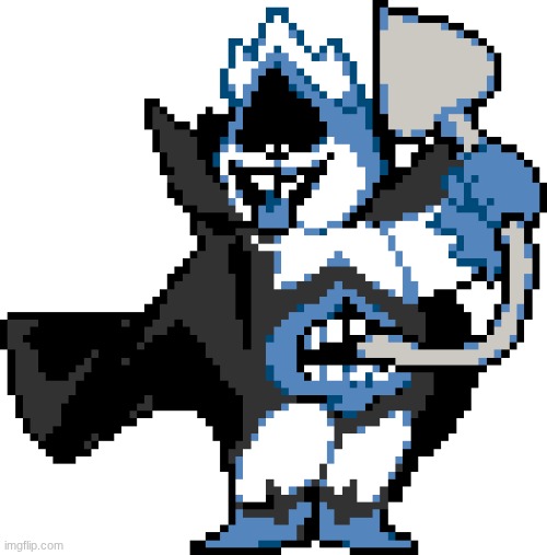 Spade King Deltarune | image tagged in spade king deltarune | made w/ Imgflip meme maker