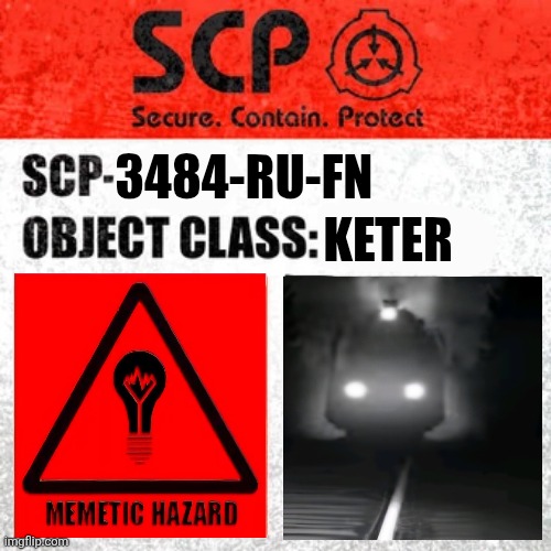 SCP-3484-RU-FN Blank Meme Template