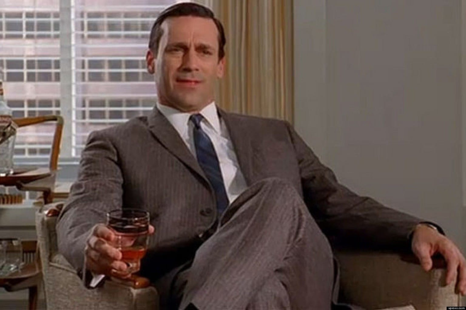 Don Draper Drinking Blank Meme Template