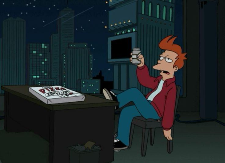 Fry Año Nuevo Blank Meme Template