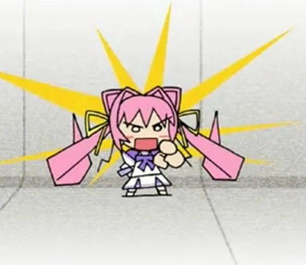 Miki point Blank Meme Template