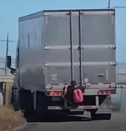 Hanging From Semi Blank Meme Template