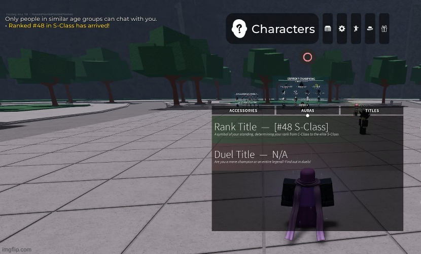 Chat i got to #48 S-Class, you don't know how much grinding that takes. | image tagged in tsb,grind,im so good | made w/ Imgflip meme maker