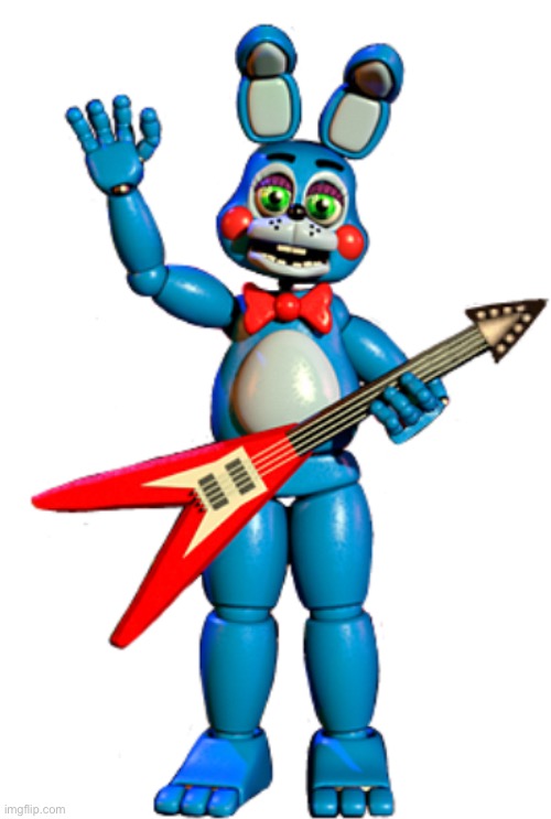 everyone upvote toy bonnie, i wanna see how many people will upvote him | image tagged in toy bonnie | made w/ Imgflip meme maker