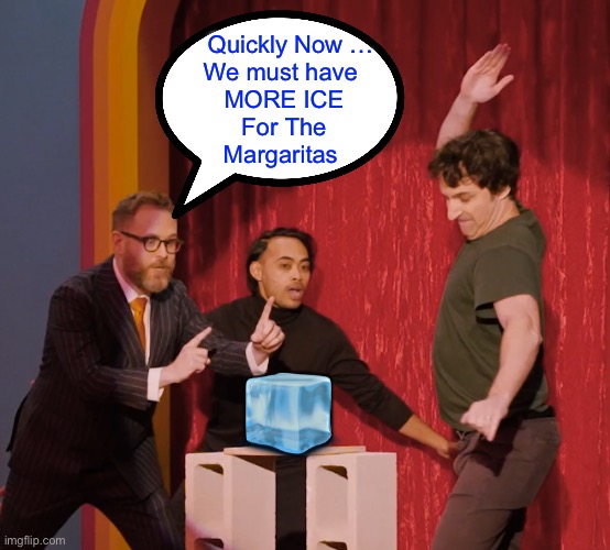 Not An Actual Black Belt . . . Just A Guy Who Likes Tequila !!!  : ) | Quickly Now …
We must have 
MORE ICE
For The
Margaritas; 🧊 | image tagged in karate chop | made w/ Imgflip meme maker