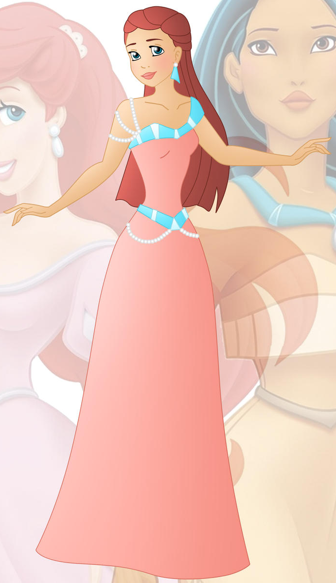 Princess Pearl (Ariel and Pocahontas Fusion) Blank Meme Template