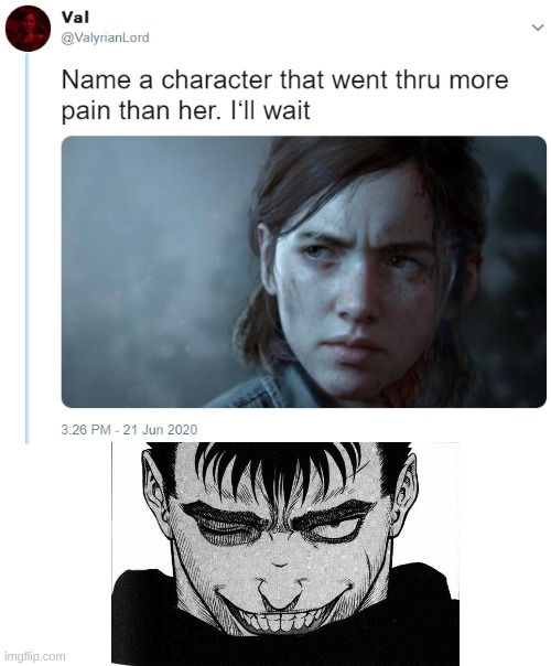 Fax my brother | image tagged in name one character who went through more pain than her | made w/ Imgflip meme maker