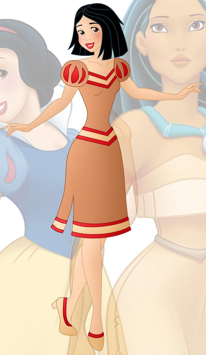 Princess Poppi (Alaskan Native American) Blank Meme Template