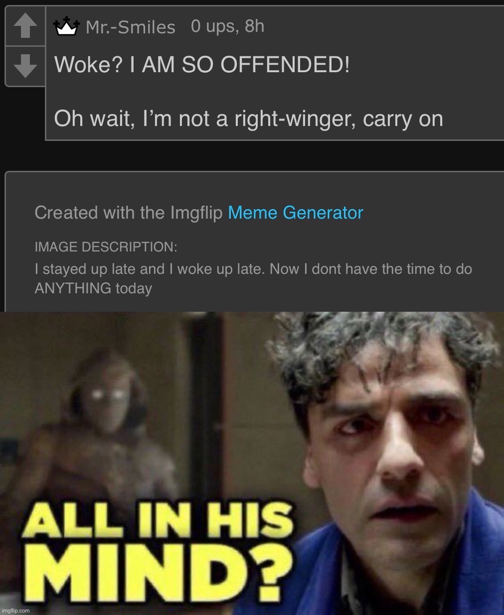 image tagged in all in his mind | made w/ Imgflip meme maker