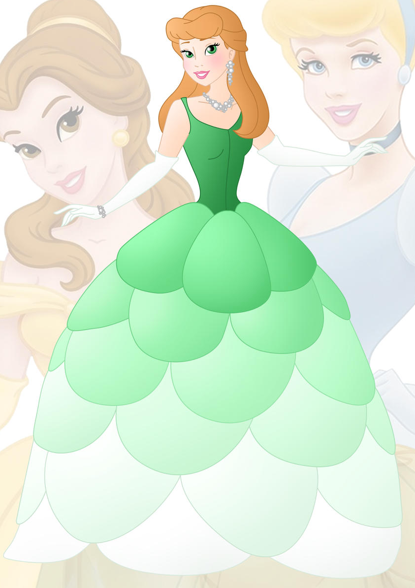 Princess Elle (Belle and Cinderella) Blank Meme Template