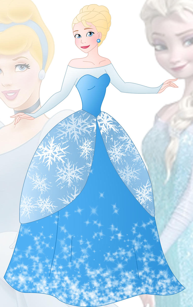 Princess Cecilia (Cinderella and Elsa) Blank Meme Template