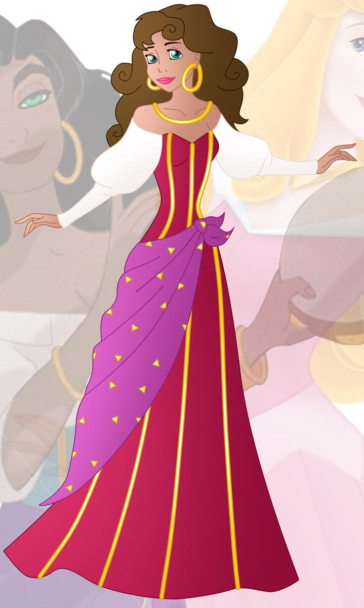 Princess Aurora (Aurora and Esmeralda) Blank Meme Template