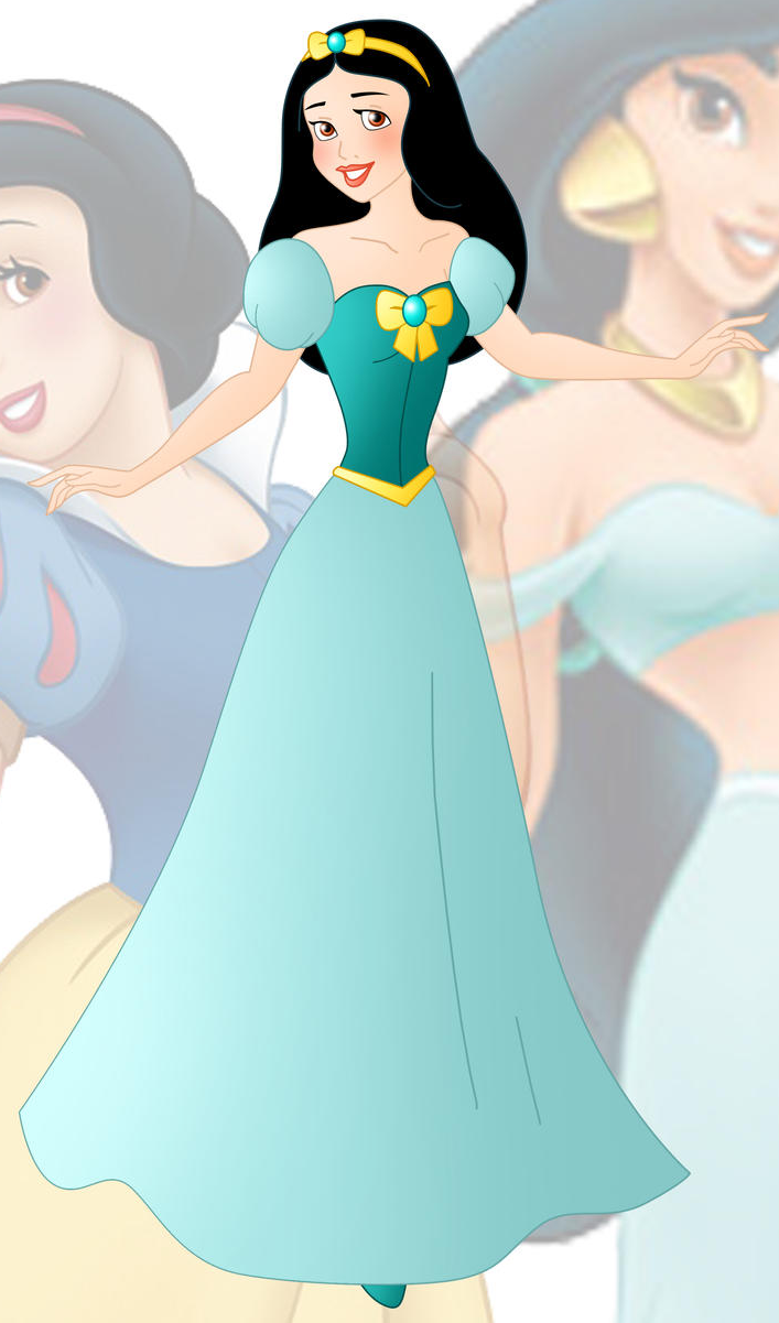 Princess Simone (Snow White and Jasmine) Blank Meme Template