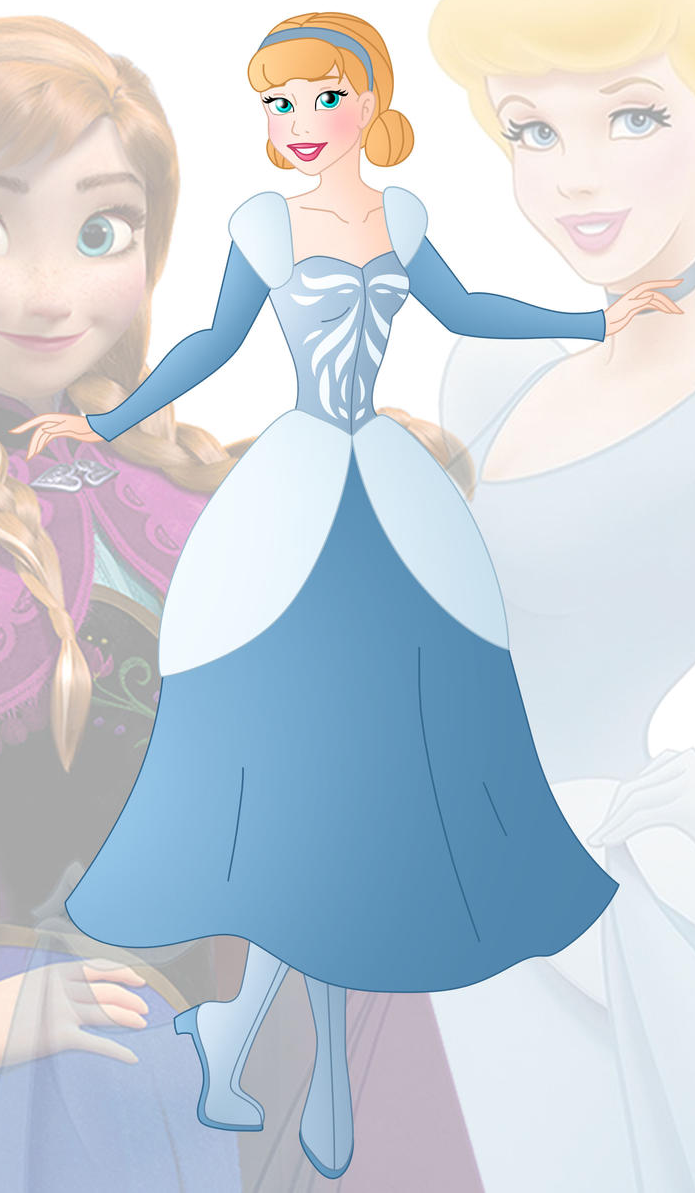 Princess Candice (Anna and Cinderella) Blank Meme Template