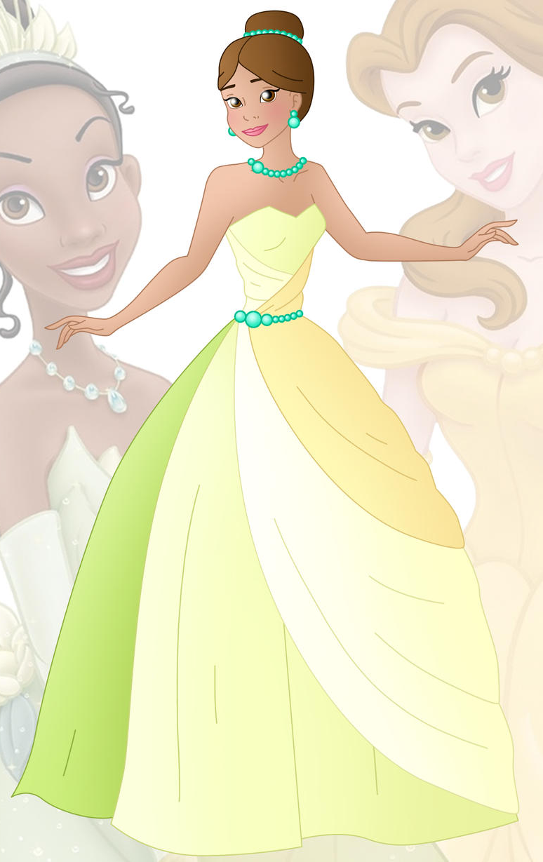 Princess Beth (Tiana and Belle) Blank Meme Template