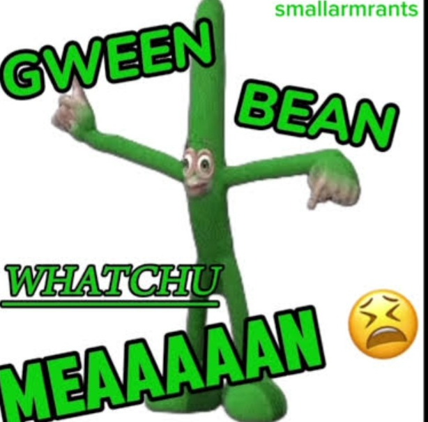 Green bean Blank Meme Template
